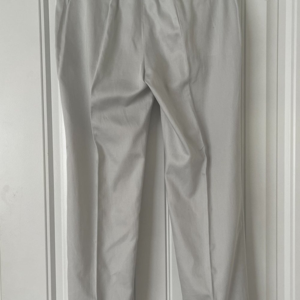 PRADA LIGHT GRAY SUMMER WOMEN ANKLE PANTS - Picture 5 of 11